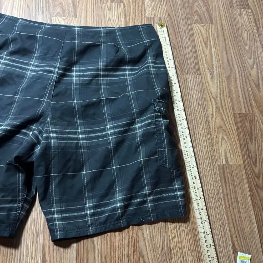 O-neill Men's Grey and Black Swim-briefs-shorts
